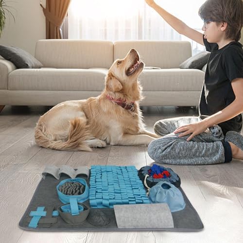 Tapete para cheirar cães, Tapete para cheirar para filhotes,Tapete de forragem para cães quadrado |