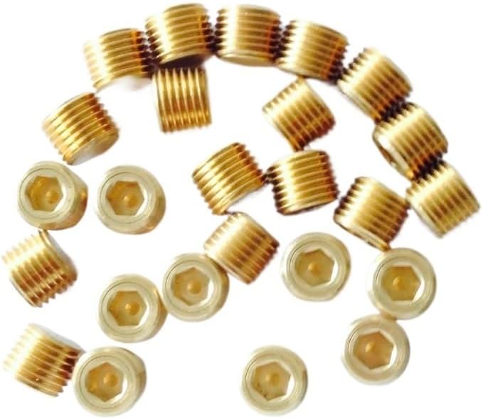 NPT1/8 1/4" 3/8" 1/2" Hexagonal Pneumatic Fitting Plug End Cap(5PCS NPT 1l2)