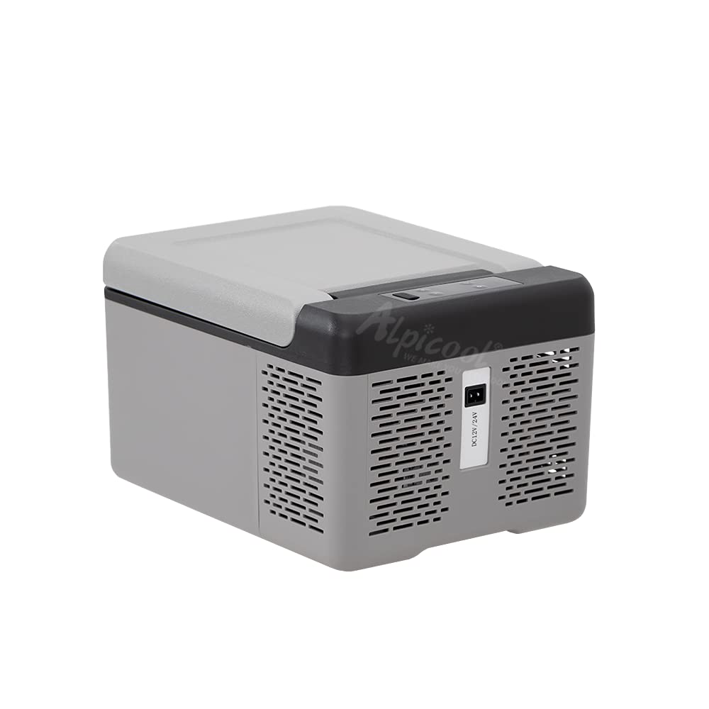Alpicool C9 9L Frigoriferi per Auto Mini Frigo Portatile Elettrico Auto Frigorifero Congelatore 12/24V DC per Viaggio, -20 ℃ a 20℃