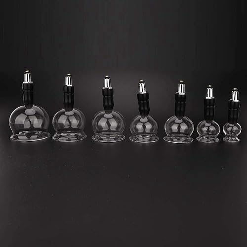 Miniatura 9 de Juego de ventosas, 14 ventosas de aire al vacío con mango de bombeo, vasos profesionales de ventosas al vacío, juego de ventosas anticelulíticas,