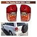 Car Rear Bumper Tail Light Compatible With Toyota RAV4 RAV 4 2001 2002 2003 Brake Stop Reverse Lamp Taillight Taillamp Cover Without Bulb(1Pc Left)