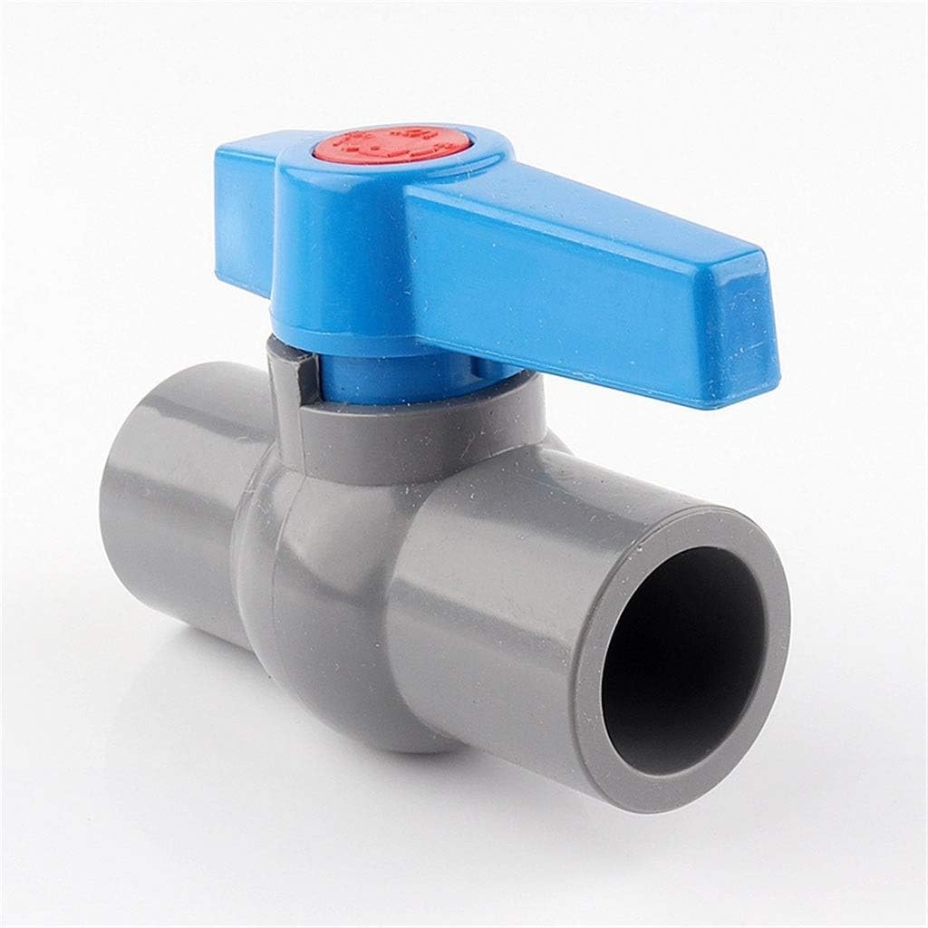 Valvola Di Plastica Del Tubo Dell'acqua, Valvola Rapida For Tubo Di Drenaggio Del Sistema Di Irrigazione Dell'acqua, Valvole A Sfera For Tubi In PVC ID 20-63mm Raccordi For Connettori For Tubi Dell'ac
