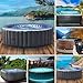 BRAST Whirlpool aufblasbar MSpa | 4-8 Personen | viele Modelle rund und eckig | Ø 125-224cm | In- Outdoor Pool | bis zu 144 Massagedüsen | inkl. Aufblasfunktion Abdeckung Timer Heizung | Bergen 8