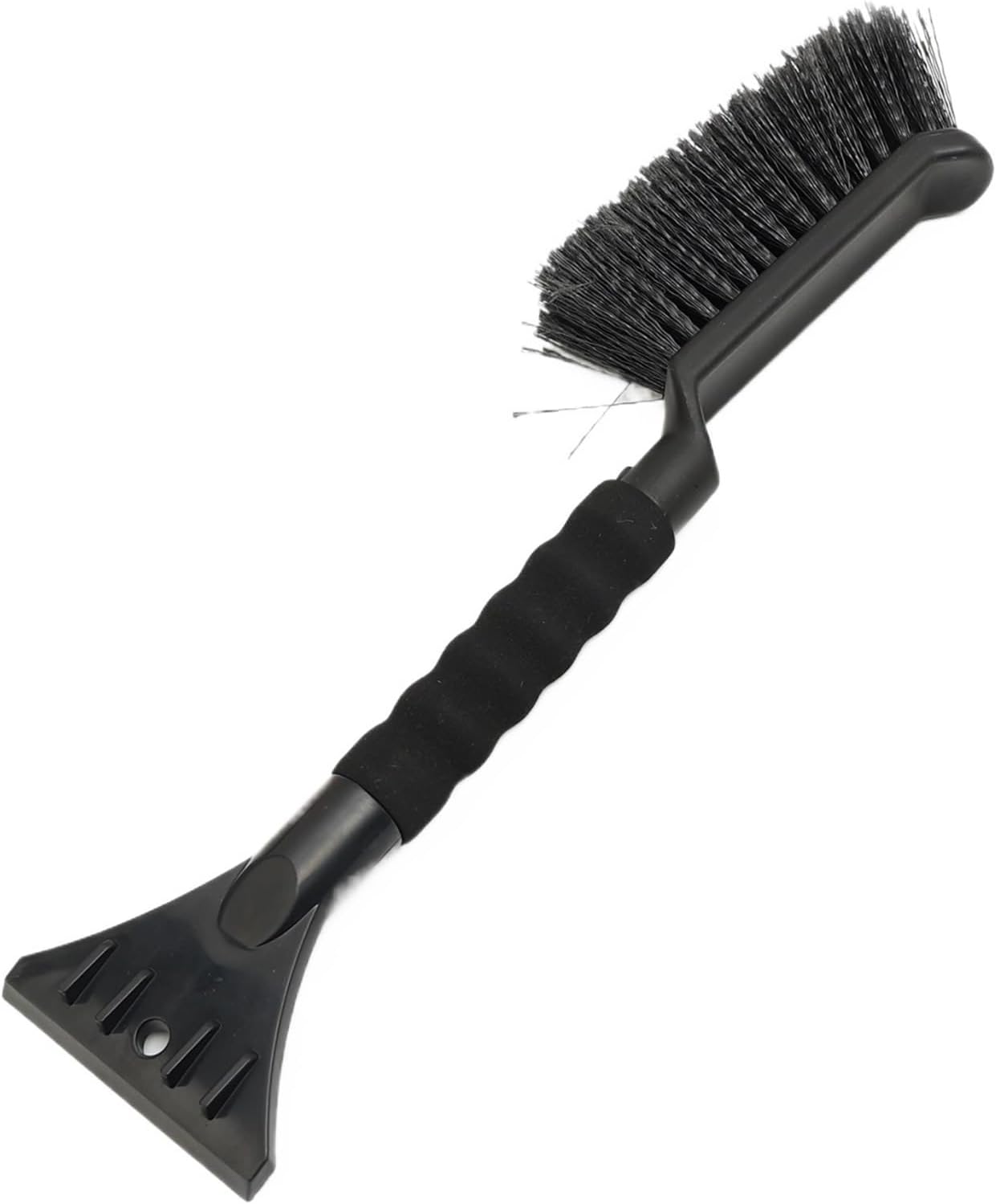2Pcs Car Maintenance Snow Brushing Multi-Functional Ice Removal Design Scraping For Wiping Away Ice And Snow(Black)