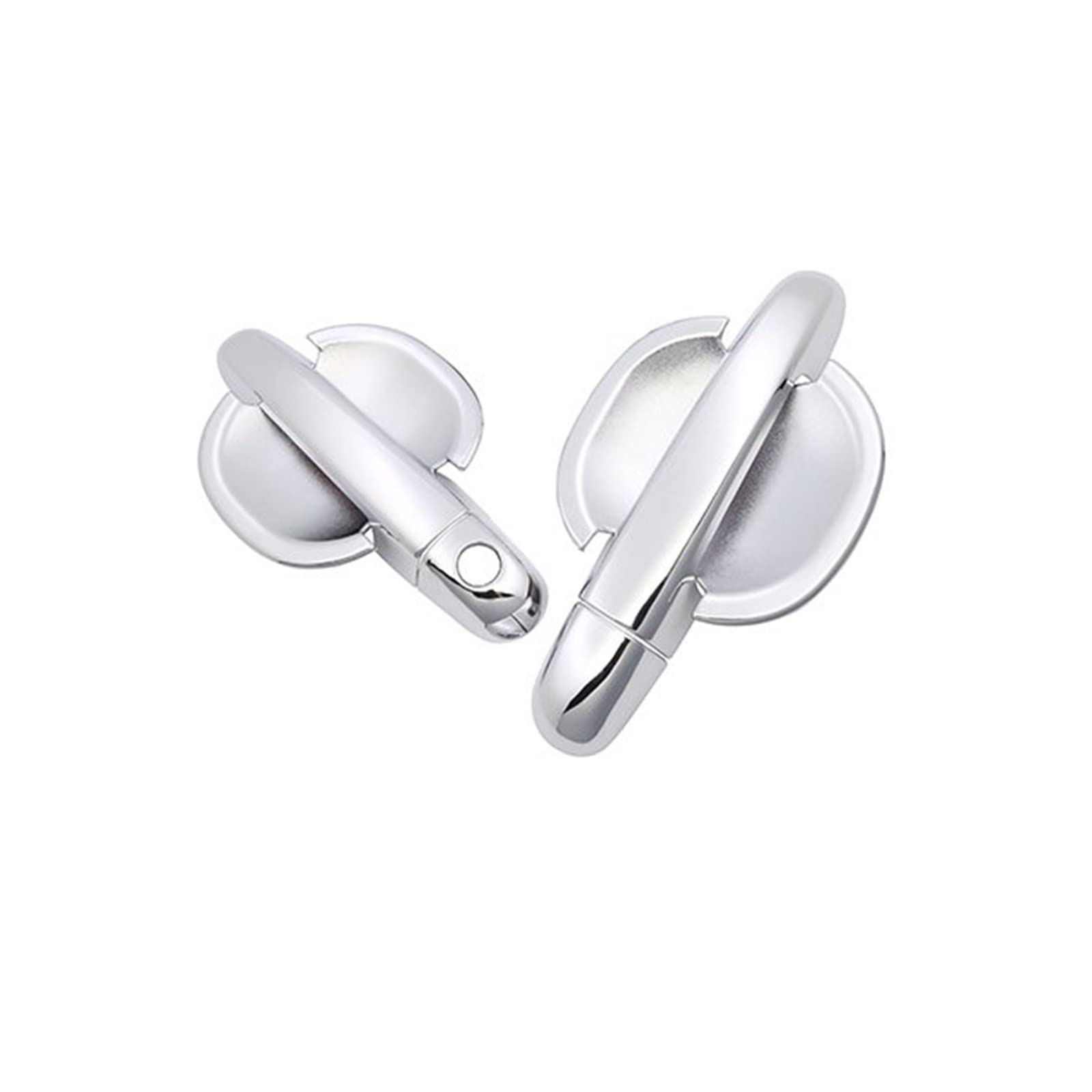 Qwqthgs One Color Car Exterior Door Handle Cap For Kia Cee'd Ceed 2006~2012 Ed Car Accessories Stickers Decals Plastic Styling Chrome Door Handle Cover Protective Trim(I)