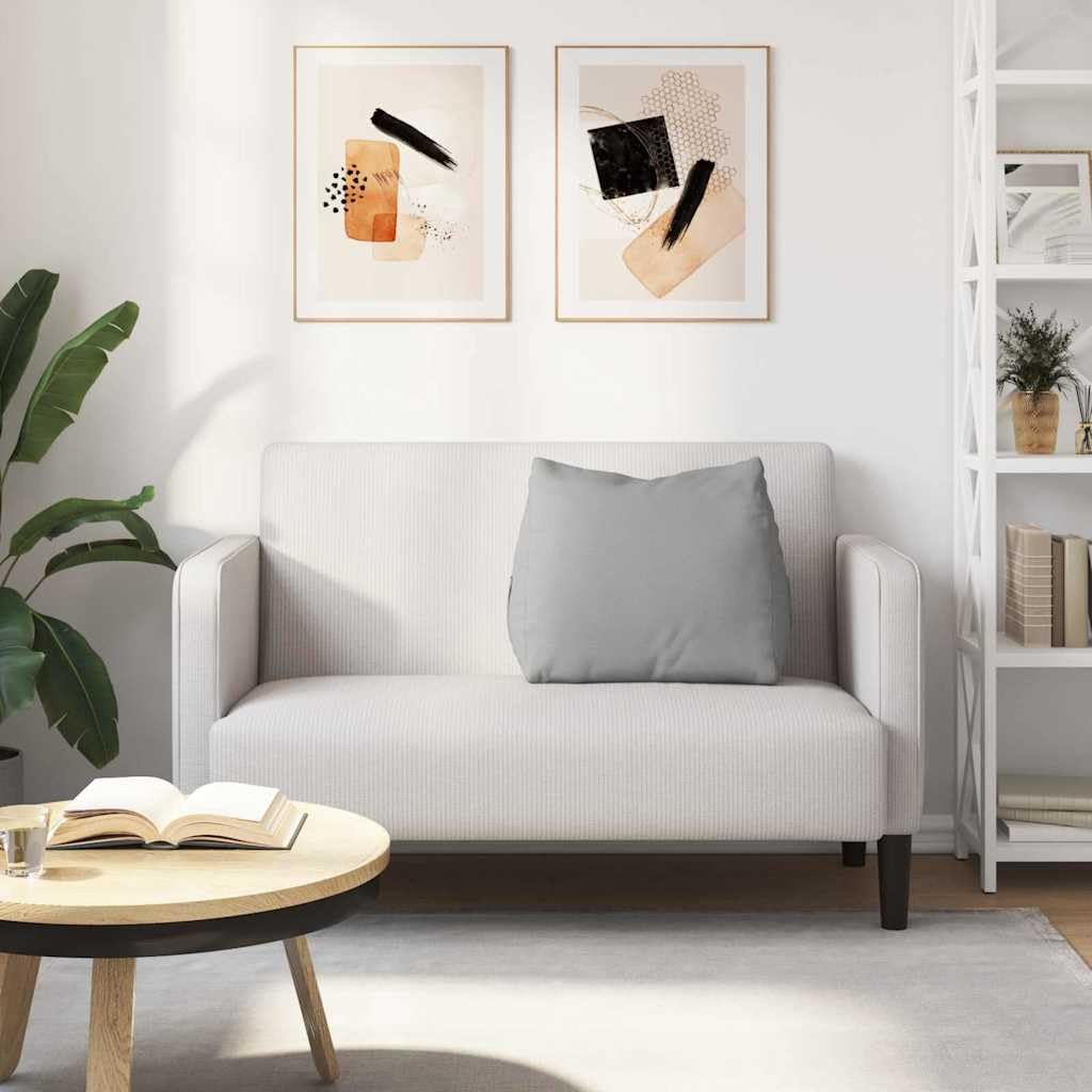 Poduszka na plecy Chmura szara 60 x 20 x 50 cm miękka tkanina