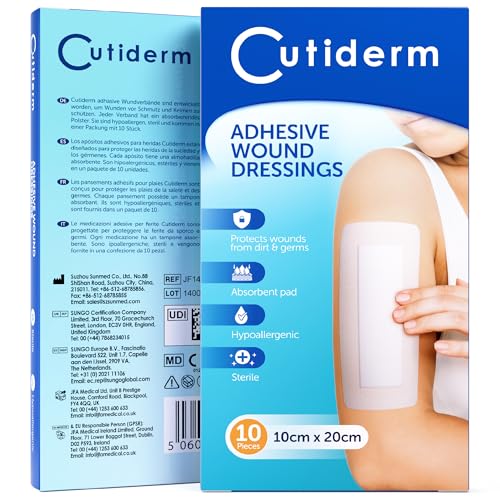 Cutiderm Adhesive Wound Dressing 10cm x 20cm - Pack of 10