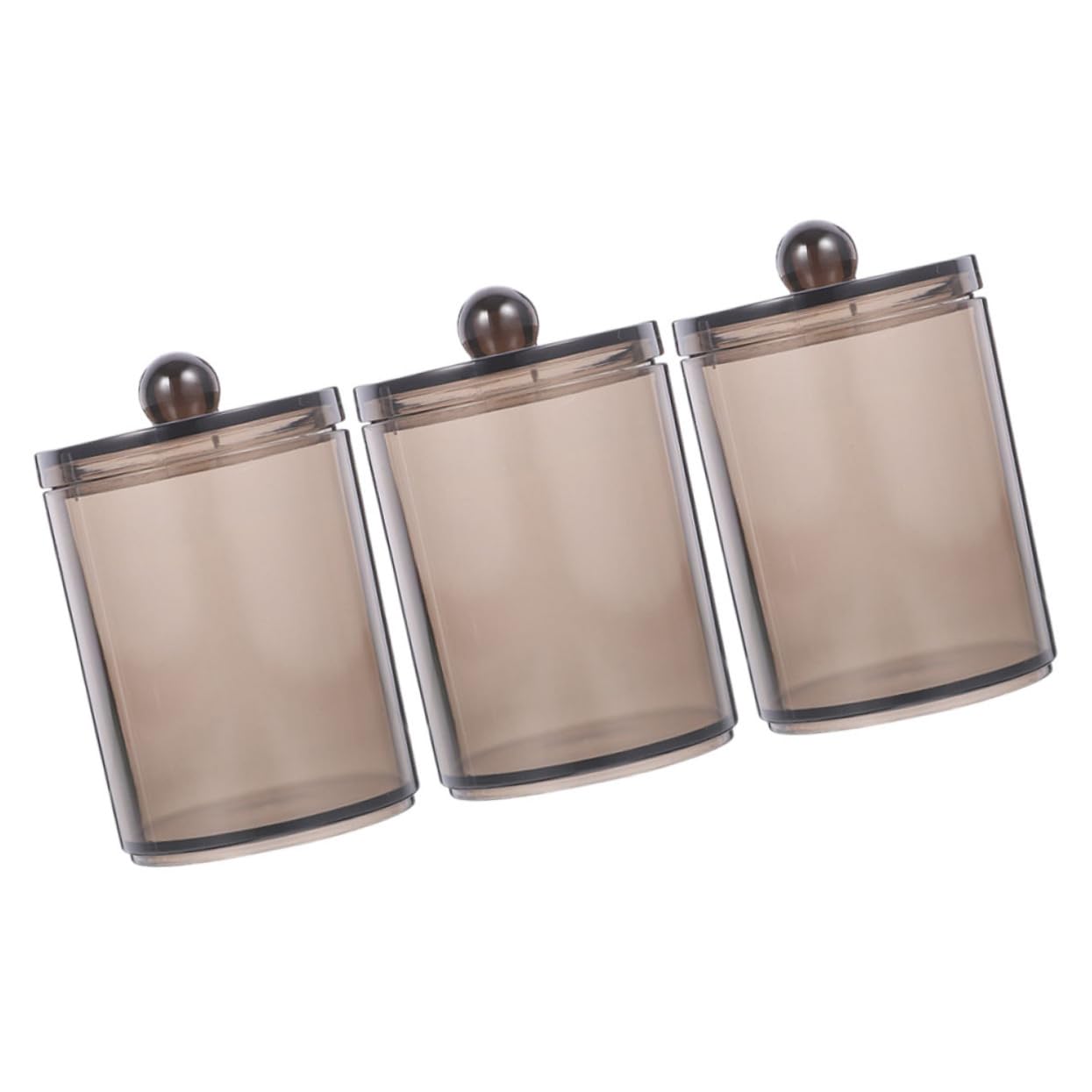 Alipis 12stücke Baumwollstäbchen Aufbewahrungsbehälter Mit Deckel Praktische Badezimmer Organizer Für Wattepads Und Kleine Utensilien Transparent Und Kompakt