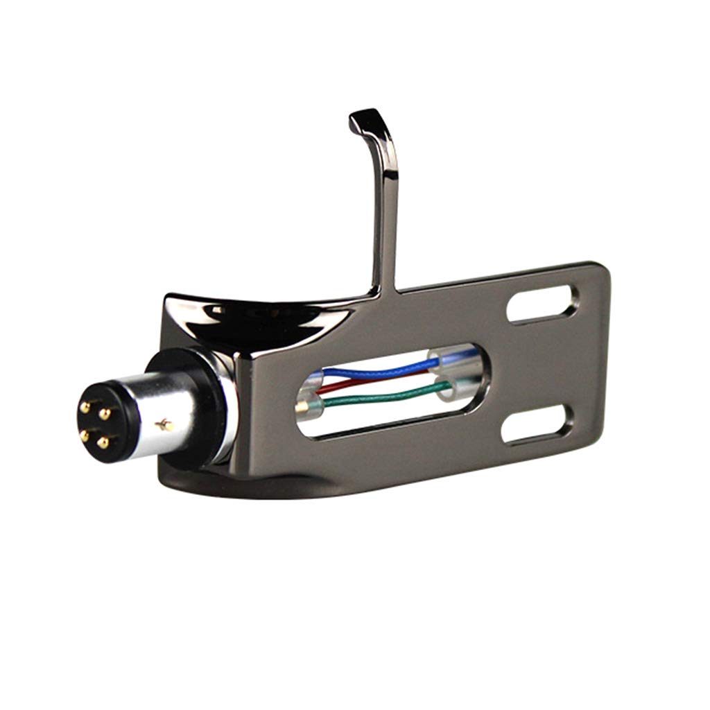Phono Cartridge Unit Turntable Headshell for Turntables Record Player Direct-Drive Turntable Zinc Alloy