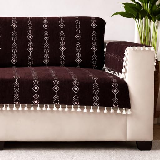 STITCHNEST 'Artisoul Series' Chenille Sofa Cover-image-31
