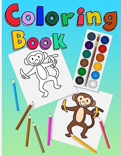 Coloring Book: Smart Coloring - studying animals - dot to dot games - crosswords - guessing games - word puzzles - mazes. fun Activity Book Gift for ... Books, Fantastic coloring with cute designs.