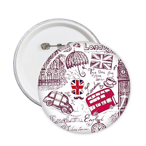 Badge bus Royaume-Uni accessoire parfait pour personnaliser vos sacs de voyage