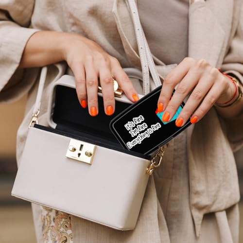 Image of Card Holder Credit Cards Holder for Women RFID wallet women Business Card Holder Wallet Mini Aluminum Card Wallet RFID Blocking Slim Metal Hard Card for Women, Art Dumpster