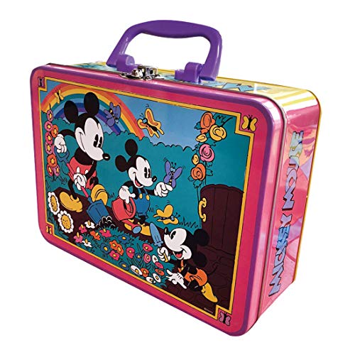 ディズニー ノスタルジカ ブリキ ランチボックス ミッキーマウス ガーデン APDS3671N