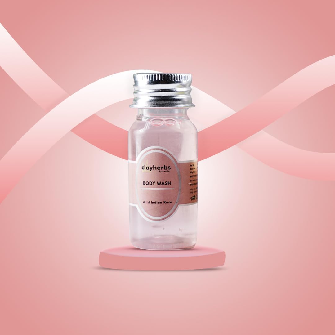 Clayherbs Pack Of (100) 35ml Bulk Hotel Toiletries Body Wash, Mini Shower Gel, Travel Size Bottle, Guest Amenities, Soap 35ml, Hotel Room Soap