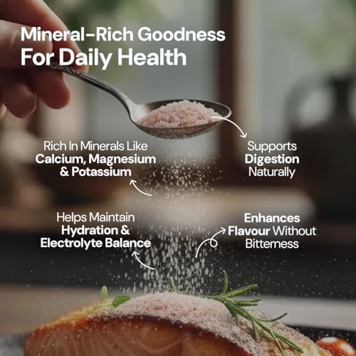Image of Maharishi Ayurveda Himalayan Pink Salt | Pure, Unrefined Sendha Namak | Mineral-Rich Natural Salt for Daily Cooking | 1 kg