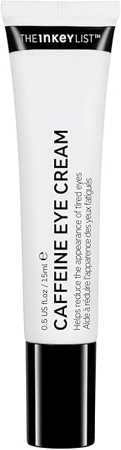The INKEY List Caffeine Eye Cream Helps Dark Circles and Tired Eyes 15ml