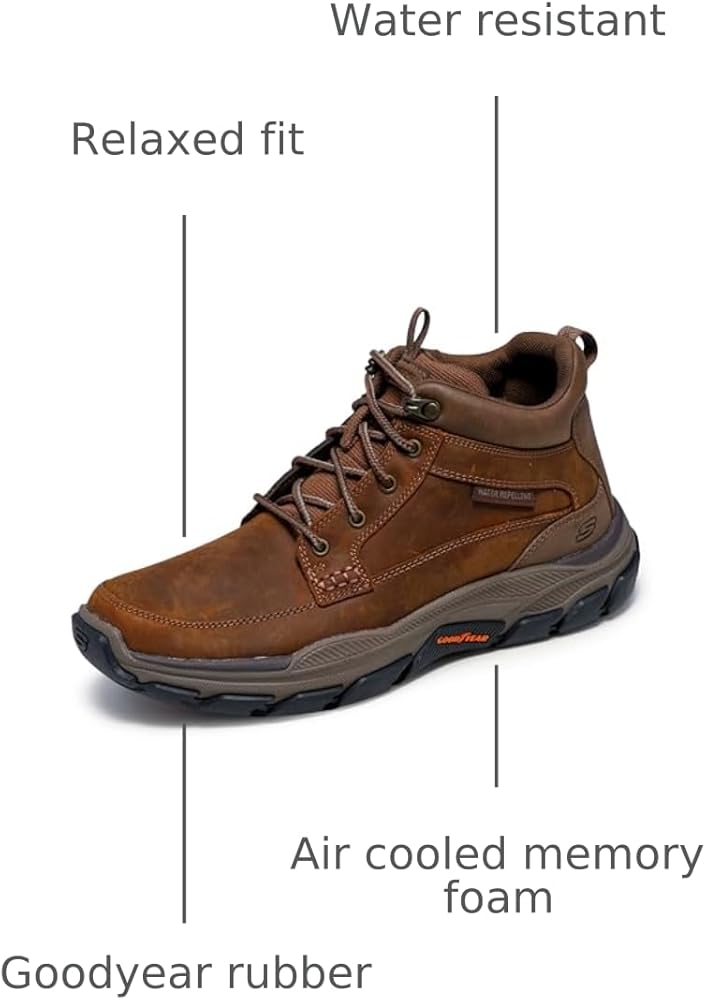 aro89様 Men's Wide Fit Skechers 204454 Relaxed Fit Respected Boswell