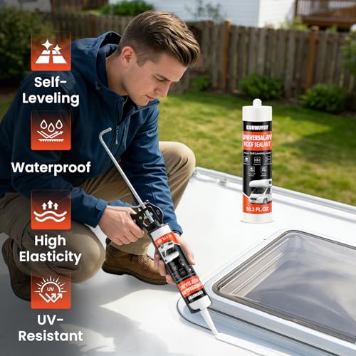 Image of 8 Pack RV Roof Sealant 30 Seconds Self Leveling RV Sealant