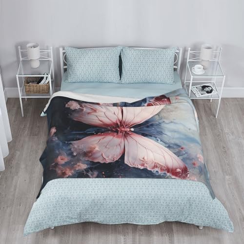 Couverture flanelle douce plaid lit sofa chaude légère 127x101 - 5