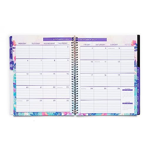 Simple Planner 2023-2024 Academic Planner - Ensight - 8.5 X 11" With Tabs, Weekly And Monthly Calendar, Business, Student Or Personal Day Planner For Women With Storage Pockets, Notes Pages, Thick Paper Runs July 2023 - June 2024 (Watercolor) #TOP2