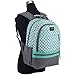 FUEL Ultimate Concept Water Resistant Carry On Luggage Travel Laptop College Business Backpack Work Bag (Turquoise/Ash Gray/Squiggle Textile Print)