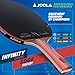 JOOLA Infinity Edge - Tournament Performance Ping Pong Paddle w/Carbon Pro Technology - Black Rubber on Both Sides - Competition Ready - Table Tennis Racket for Advanced Training - Designed for Speed