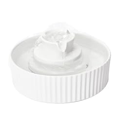 Pet Water Bottles Pet Water Dispenser Ceramic Cake Cycle Automatically Cat Dog Birdbath for Power Supply Water Supply