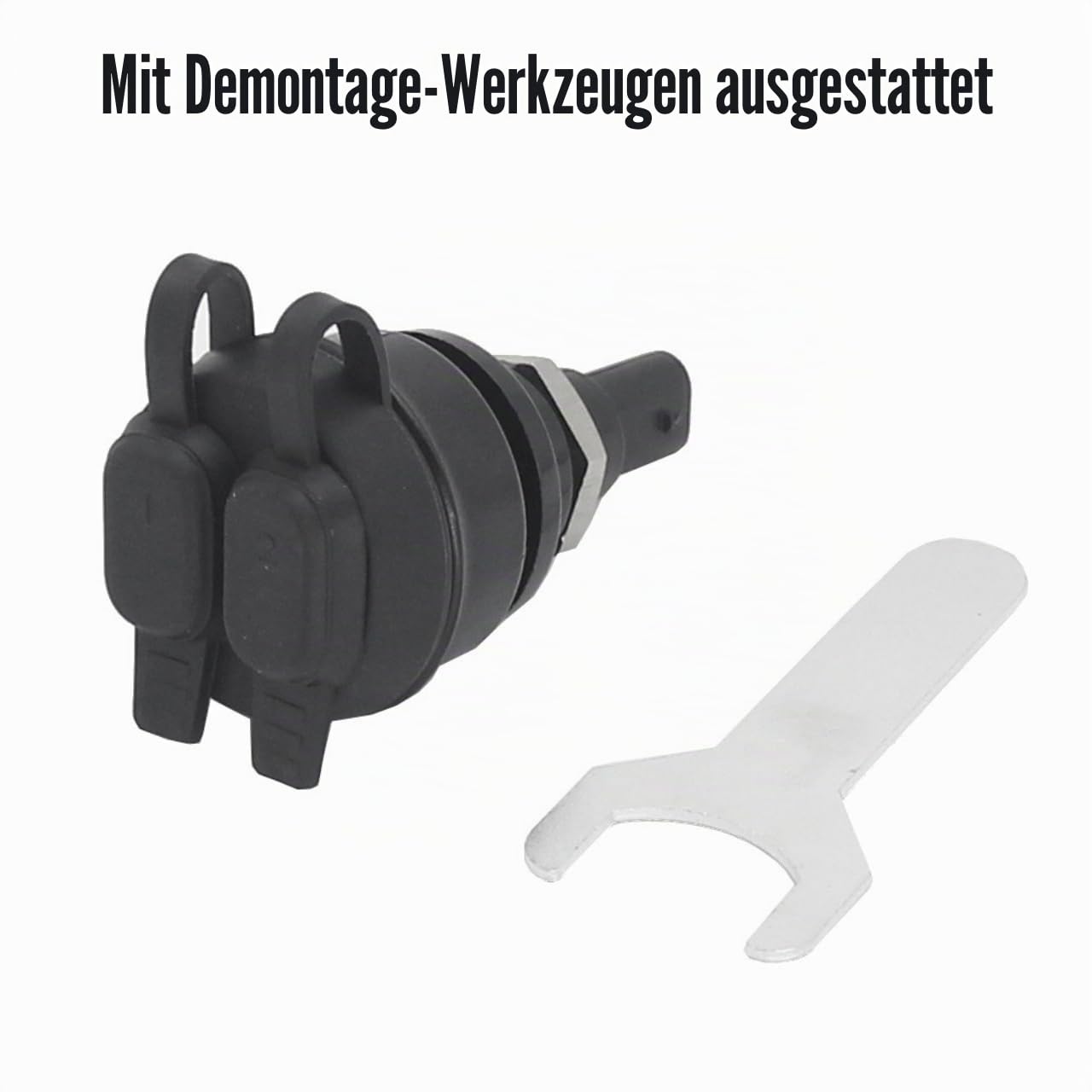 5 V USB-Ladegerät für Motorrad, Netzadapter mit Zwei Anschlüssen für BMW R1200GS R1250GS R1250RT R1200RT R nineT K1600GT K1600GTL K1300S K1300GT G310GS F900R F900XR F850GS F750 F750 650GS SC 1000XR
