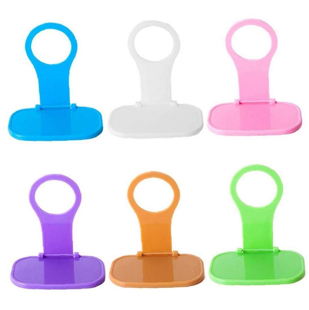 Pinicecore Random Colcor 1Pc Mobile Phone Charger Rack Wall Mount Phone Charging Hanger Holder Wall Plug Charger Random Color