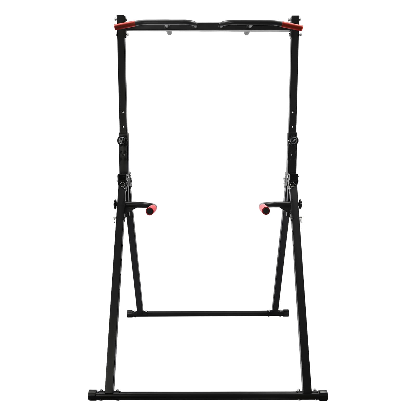 Barra per trazioni per esterni, pieghevole, Power Rack, Power Tower in metallo, autoportante, altezza regolabile, attrezzo per l'allenamento multifunzionale, fino a 200 kg, per la ginnastica