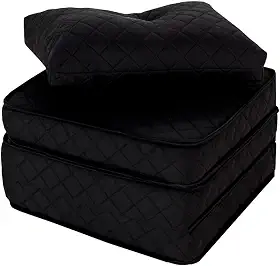 Puff Colchonete Dobrável/Sofa 3 em 1 Espuma D33 + Travesseiro Solteiro BF Colchões