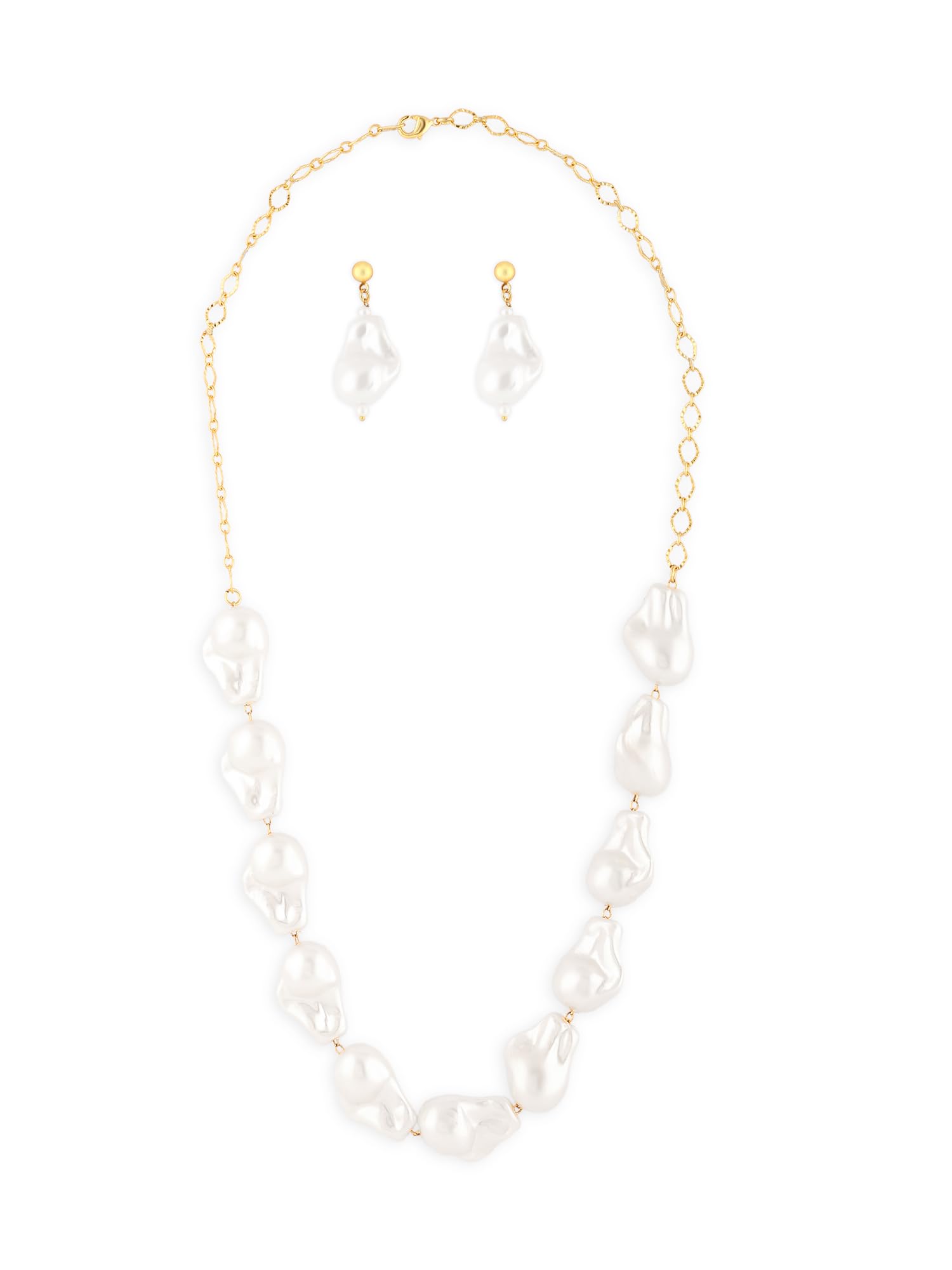 See full amazon price history chart for ZAVERI PEARLS Gold Tone Artificial Beads Embellished Necklace & Earring Set For Women-ZPFK17087 ZAVERI PEARLS Gold Tone Artificial Beads Embellished Necklace & Earring Set For Women-ZPFK17087 (B0CPXVCV22) Amazon Price History, Amazon Price Tracker