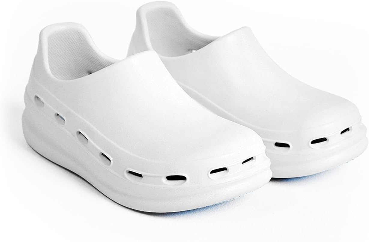 NURSTEP Unisex Lightweight Slip On Comfortable Slip Resistant Medical Nursing Mule & Clog Recovery Slides with Arch Support Insoles for Healthcare Hospital Work Operating Room