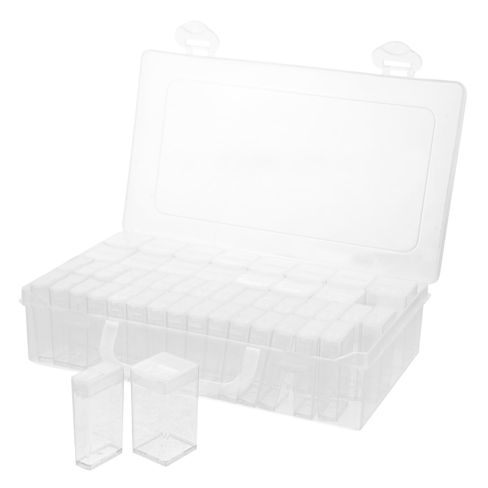 Boîtes de rangement réutilisables et conteneur de stockage transparent portable ORFOFE