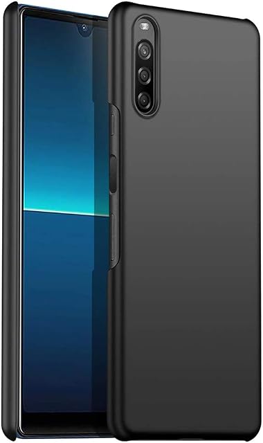 Sony Xperia L4 Case - Xperia L4 6.2" Ultra Slim Thin Armour Hard Case - Matte Rubberized Cover For Sony Xperia L4 (Black)