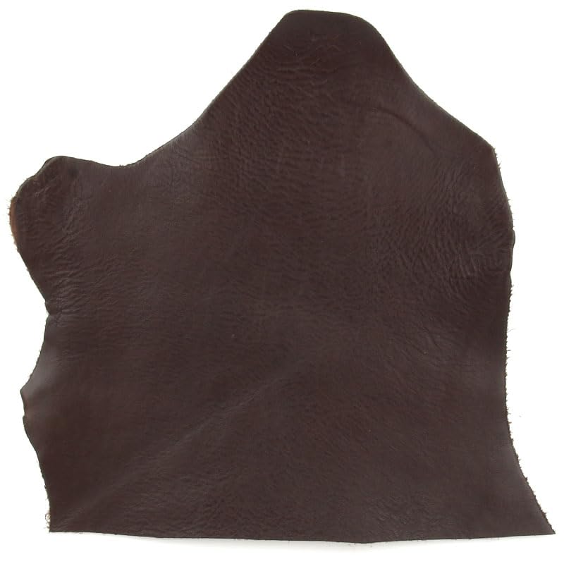 Pièce en Cuir tanné végétal en Cuir véritable Peau de Vache Marron foncé pour Bricolage Ceinture Portefeuille canapé siège de Voiture Tissu en Cuir de Vachette