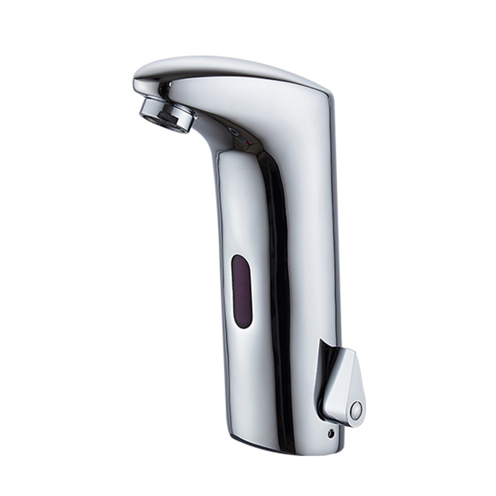 ZYCHSJXA Touchless Basin Tap Sensor Faucet Battery Taps Mixers with Cold and Hot Water Temperature Control Valve,Chrome