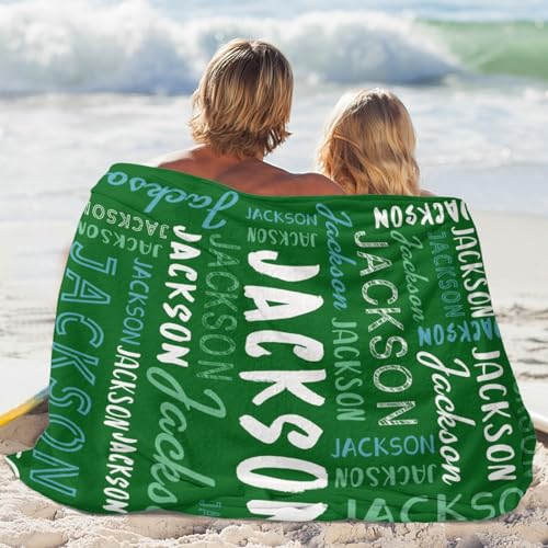 Personalized Name Blanket Customized Baby Blankets for Girls Boys Adults Monogrammed Blankets and Throws Christmas Birthday Mothers Fathers Valentines Day Gift