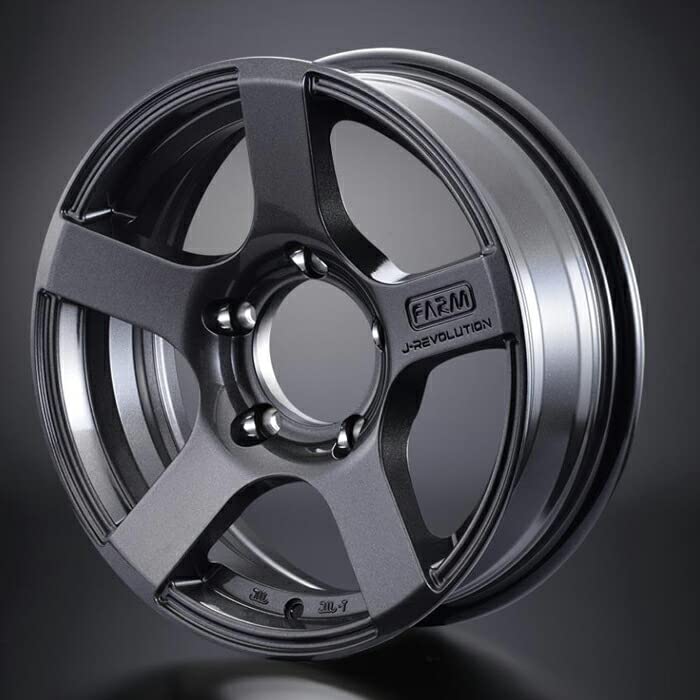 【着払い】 Motor Farm J-REVOLUTION 16x5.5J 楽天市場】J-REVOLUTION ガンメタリック 16×5.5J/5H ±0 4本SET