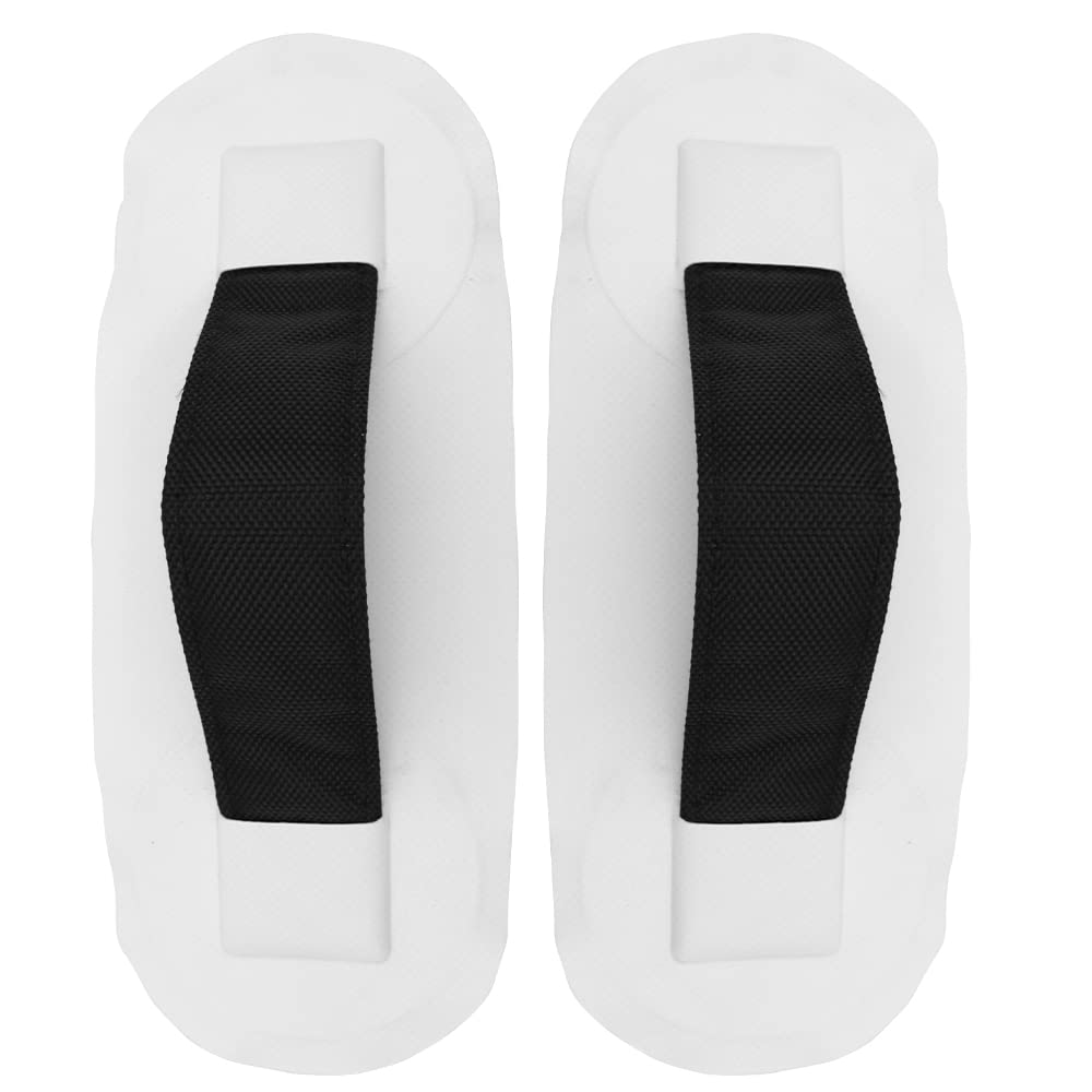 2PCS Kayak Maniglia per Il Trasporto Barche Gonfiabili Toppe per Manico in PVC per Bracciolo - Bianco