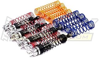 Integy RC Model T7890SILVER XSR2 HeavyDuty Piggyback Shock Set w/Ti-Nitride Shaft for 1/10 Slash (L=88/105)