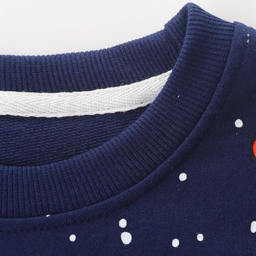 Boys Sweatshirts Long Sleeve Sweatshirts T-shirts Crew Neck Cotton Casual Sweatshirts Cartoon Tops for Boys-1833