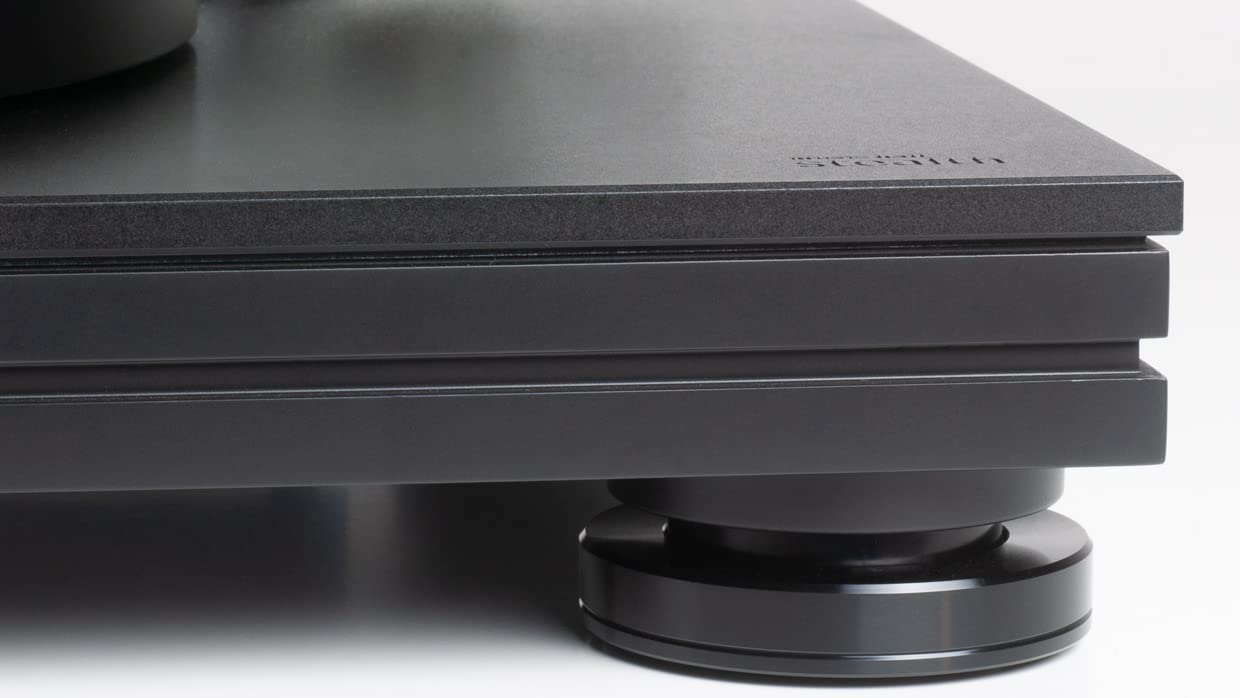 Music Hall Stealth 3-Speed Direct-Drive Audiophile Turntable with a Unique Multi-Layer Plinth Design | Pre-Mounted Ortofon 2M Blue Cartridge | 9" S-Shape Tonearm w/Detachable Headshell | - Image 4