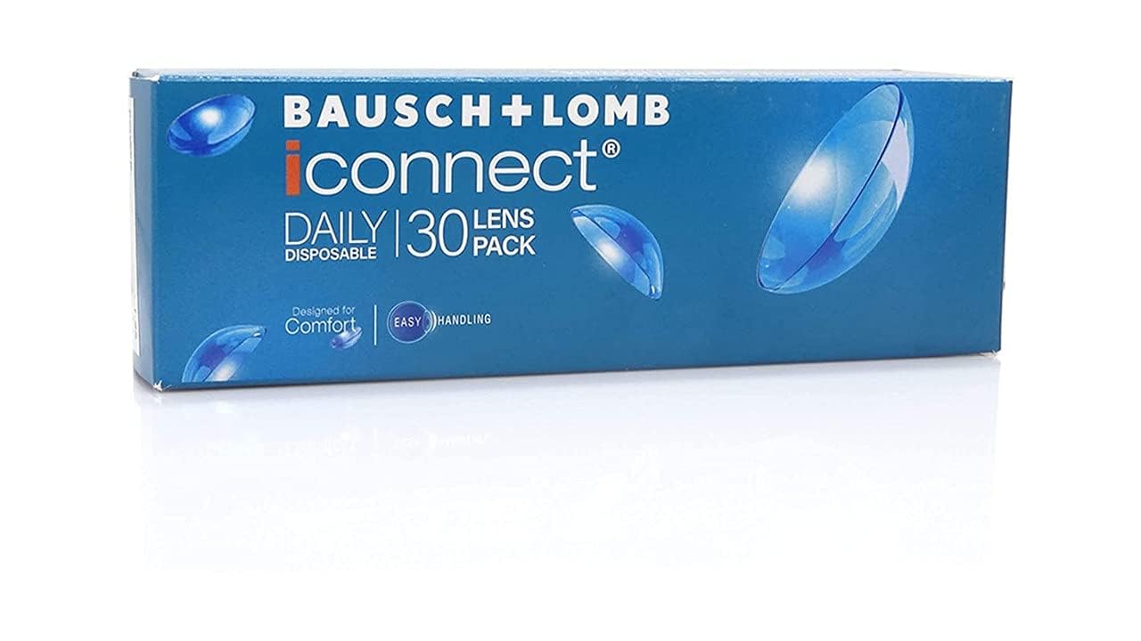 Bausch + Lomb Iconnect Daily Disposable Contact Lens (30 Lens Pack -1.25)