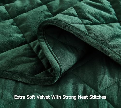Edredón de terciopelo verde bosque para renovar tu ropa de cama este invierno con calidez 8
