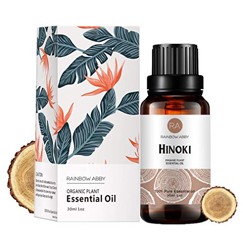 Hinoki Essential Oil (30ML), 100% Pure Natural Organic Aroma Hinoki Oil for Diffuser, Massage, Skin Care, Yoga