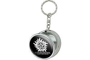 GRAPHICS & MORE Supernatural Anti-Possession Symbol Keychain with Cigarette Holder