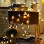 ANJAYLIA 60 LED Globe String Lights Outdoor Battery Operated, Warm White - Image 2
