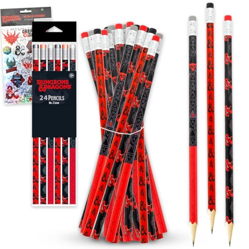 Set de 24 lápices Dungeons & Dragons miniatura 1